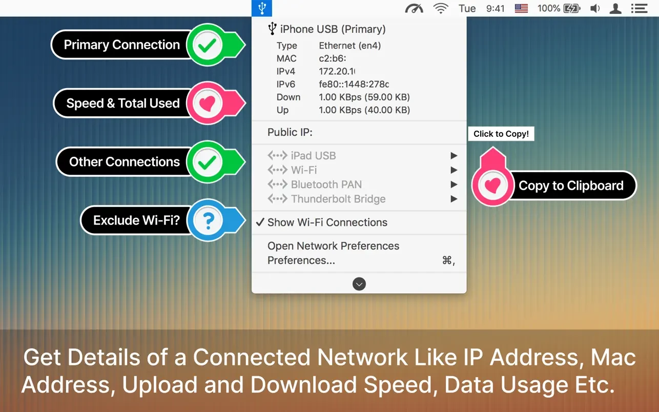 Ethernet Status: LAN Monitor 截图 1