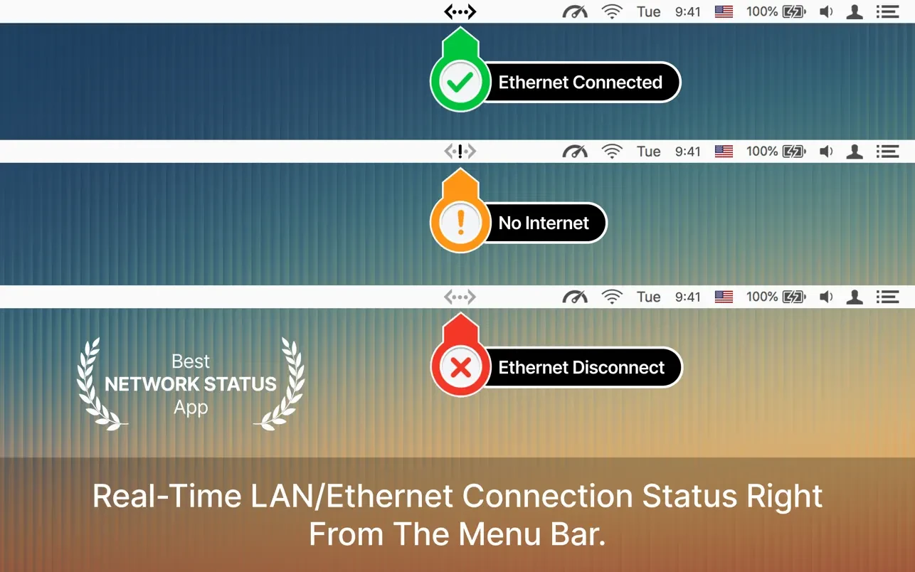 Ethernet Status: LAN Monitor 截图 2