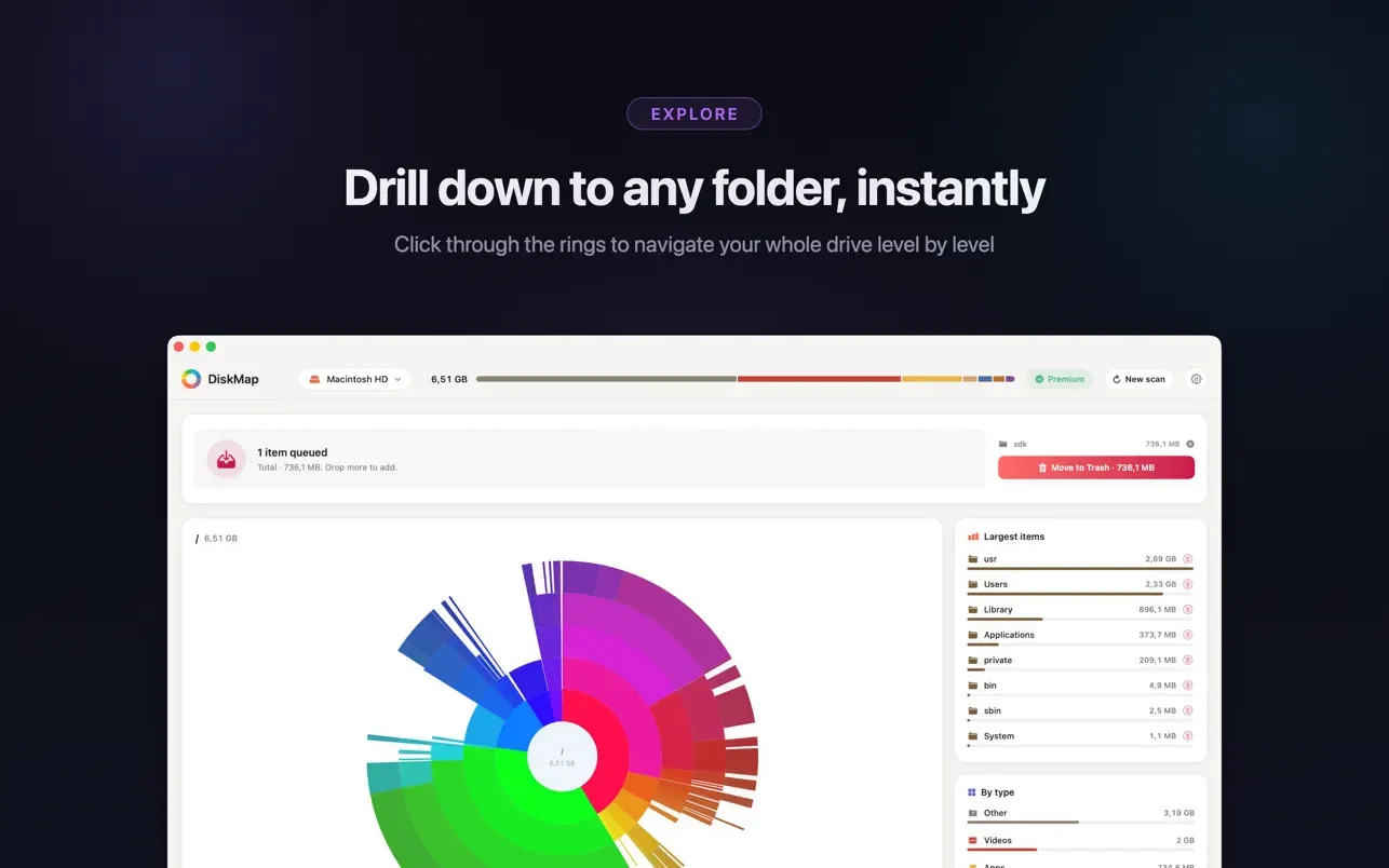 DiskMap Al: Find Large Files screenshot 3