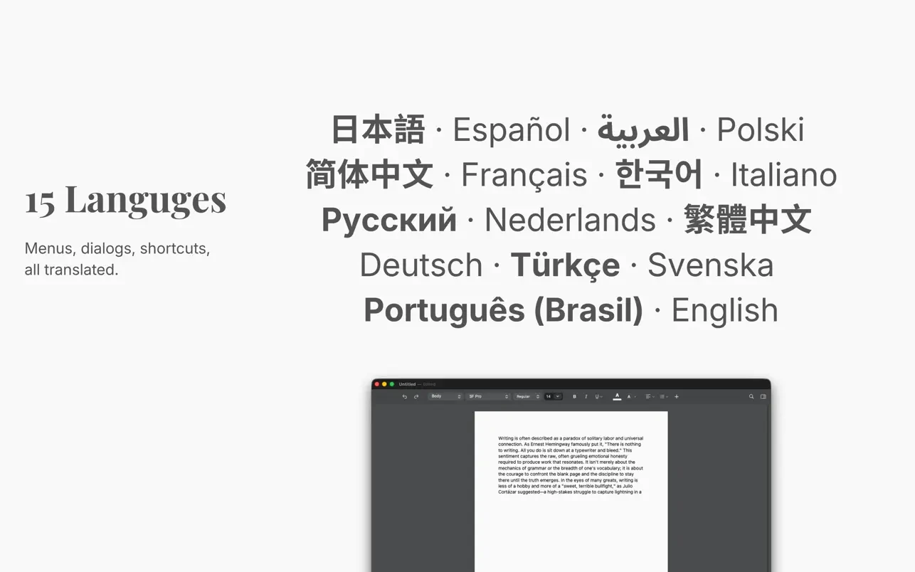 Verso Writer screenshot 3