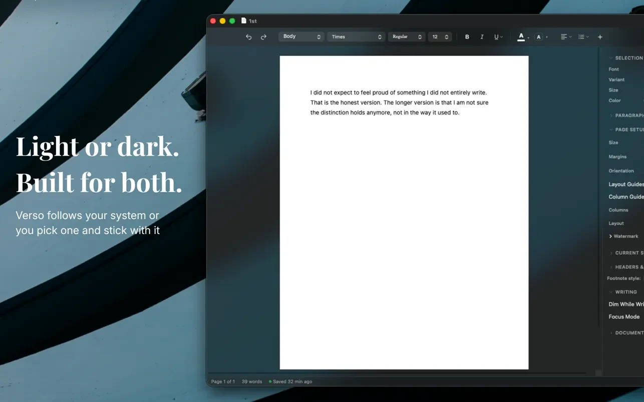 Verso Writer screenshot 4