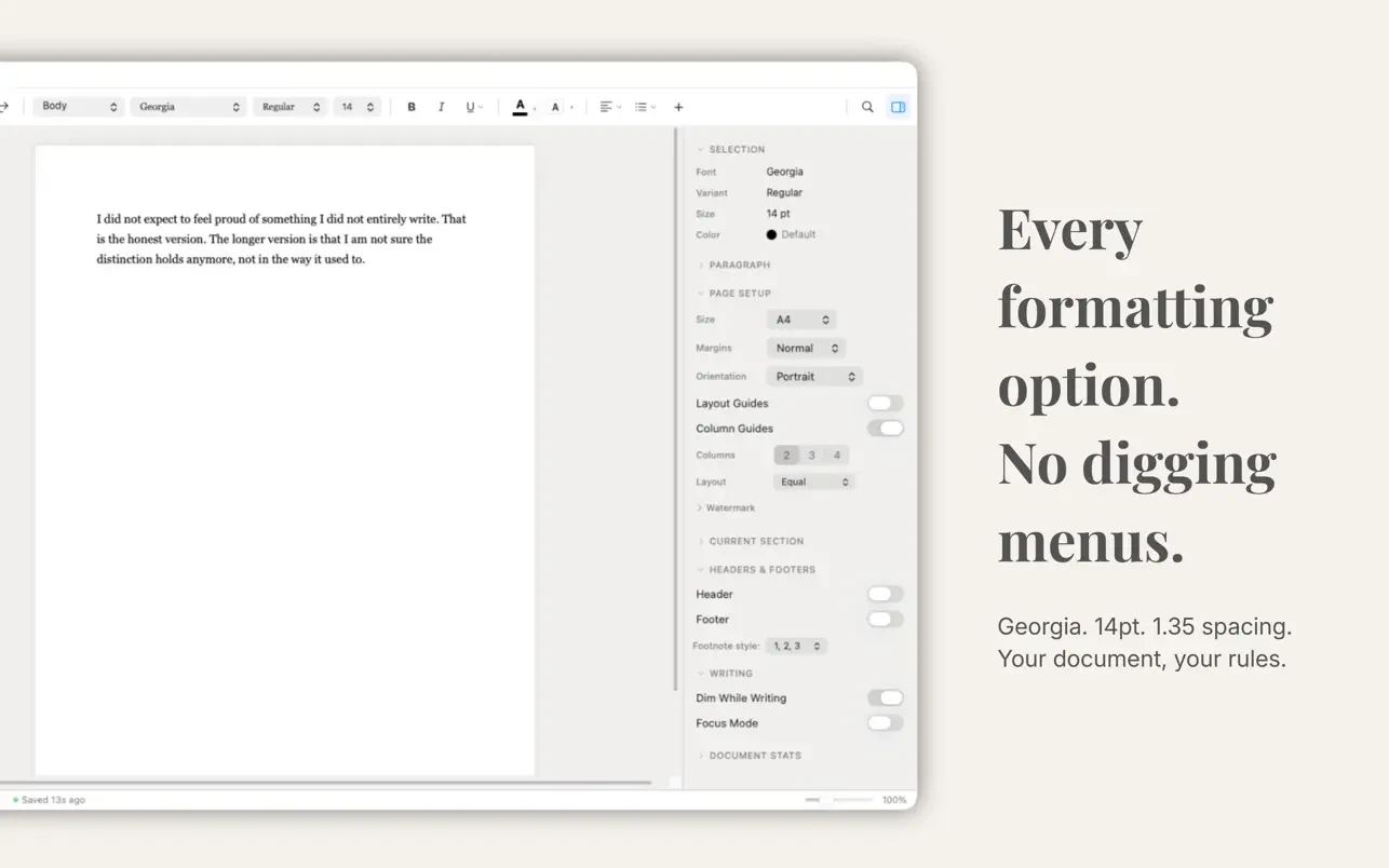 Verso Writer screenshot 5