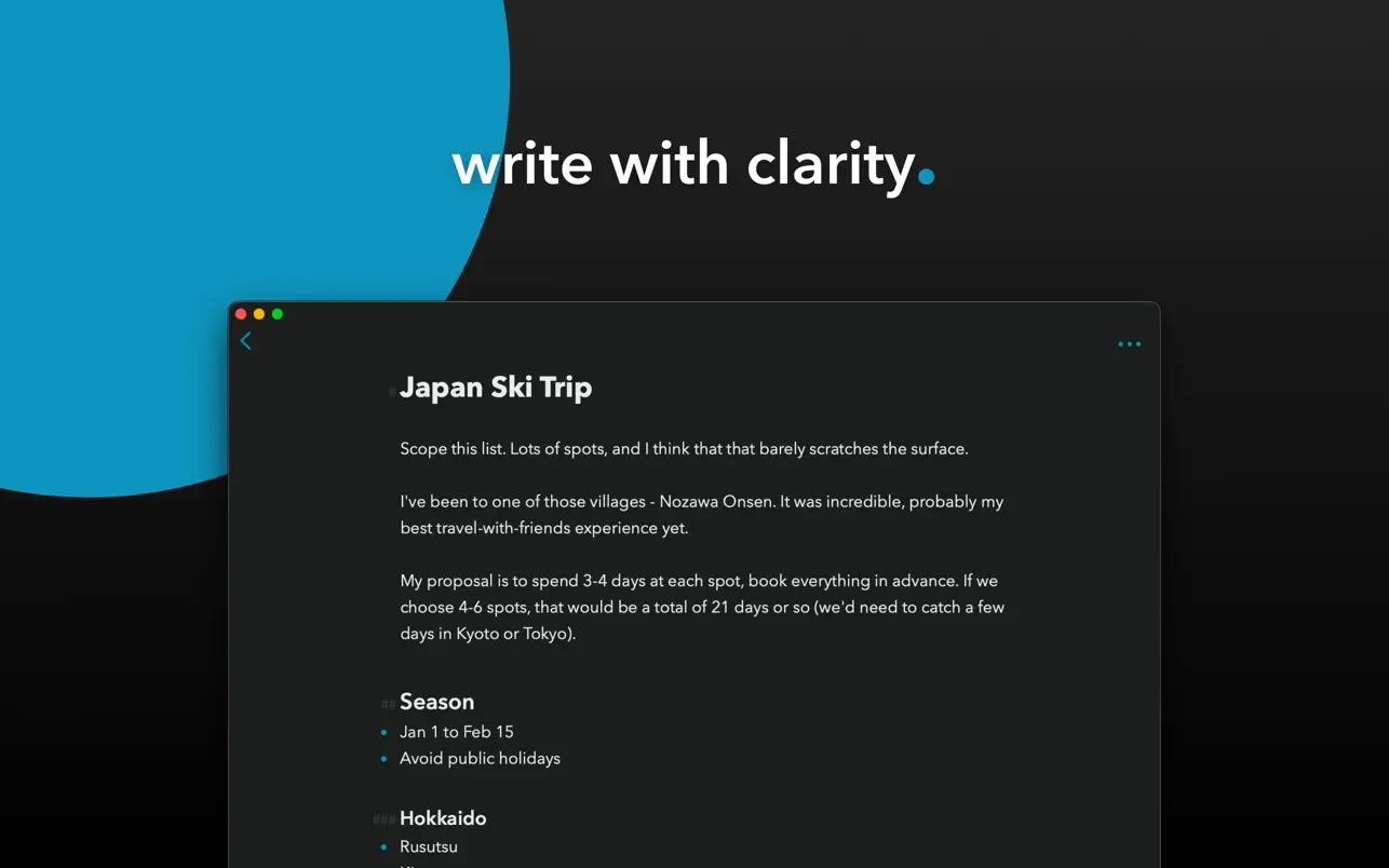 Minimal | Writing + Notes screenshot 3
