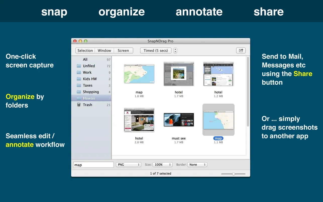 SnapNDrag Pro Screenshot screenshot 1