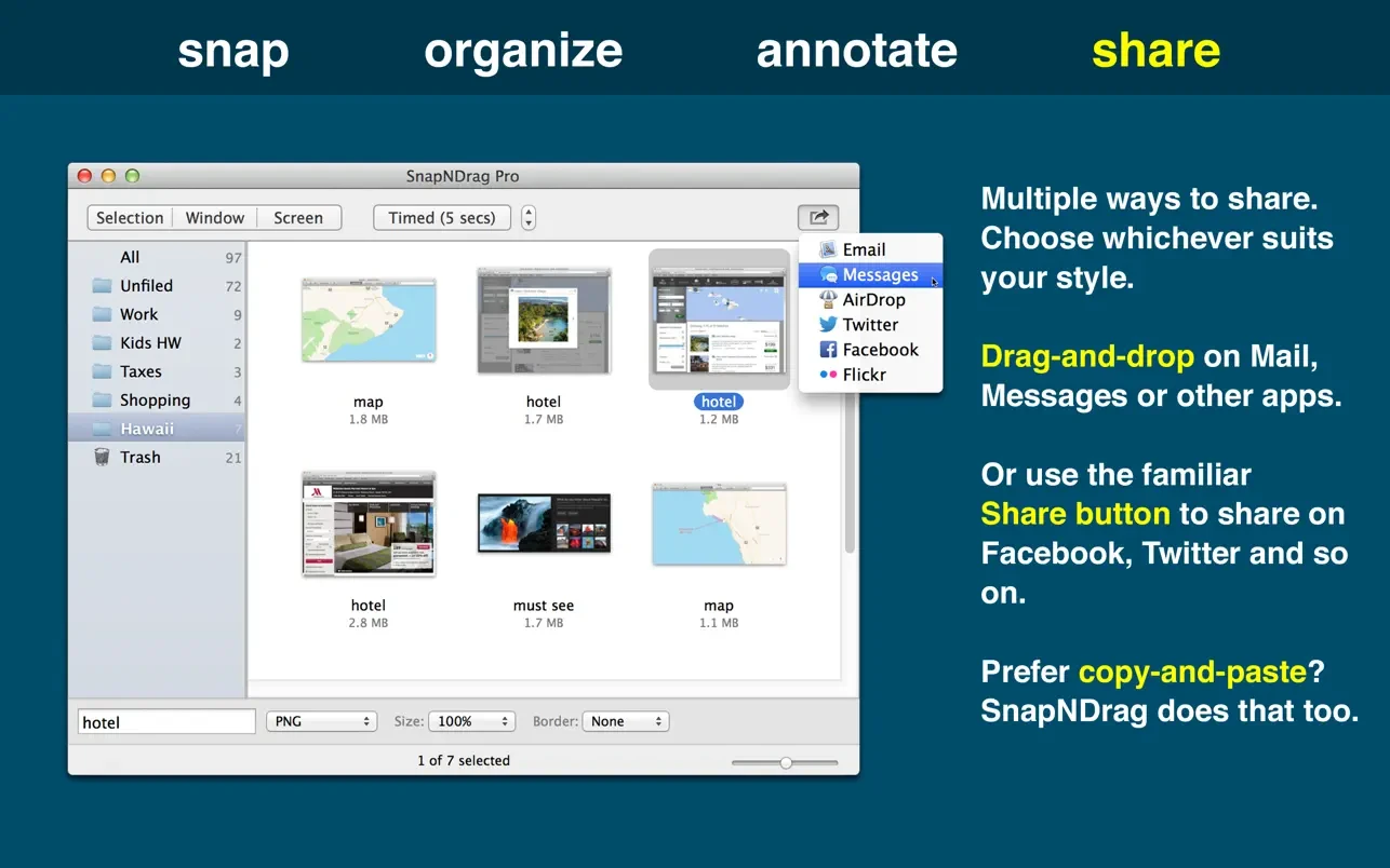 SnapNDrag Pro Screenshot screenshot 4