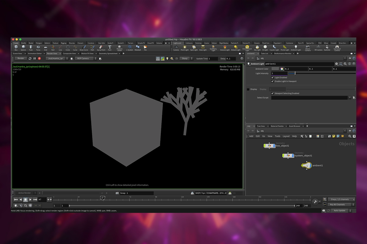 SideFX Houdini 截图 2