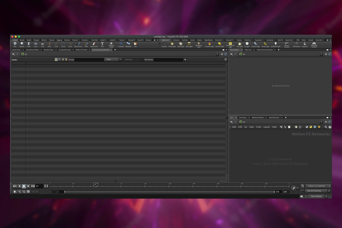 SideFX Houdini 截图 4