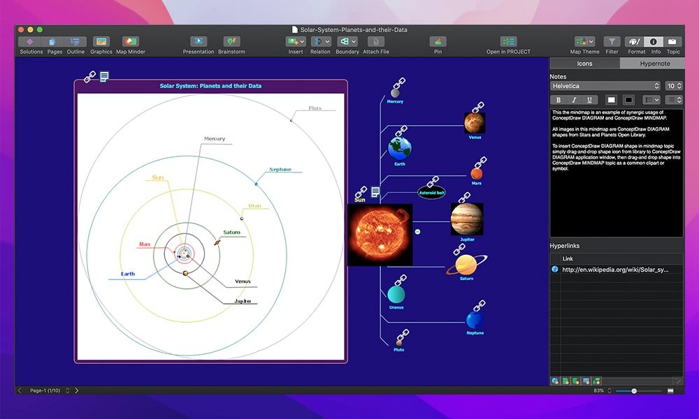 ConceptDraw MINDMAP 截图 1