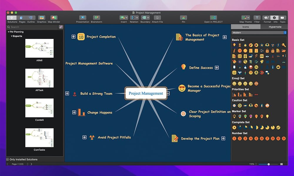 ConceptDraw MINDMAP 截图 3