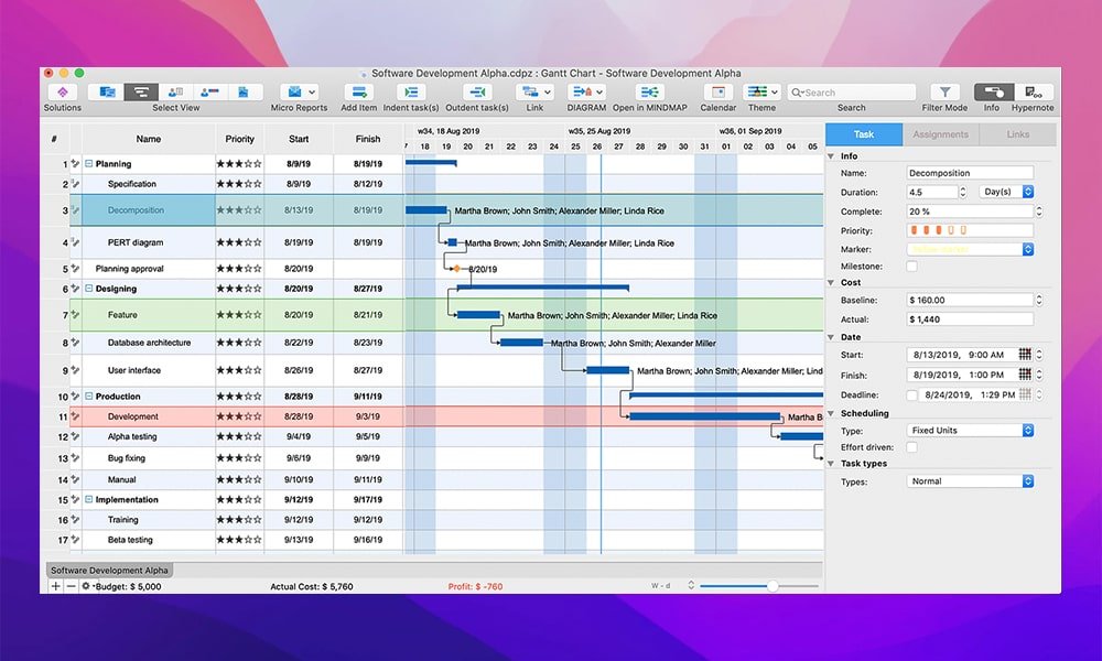 ConceptDraw PROJECT 截图 4