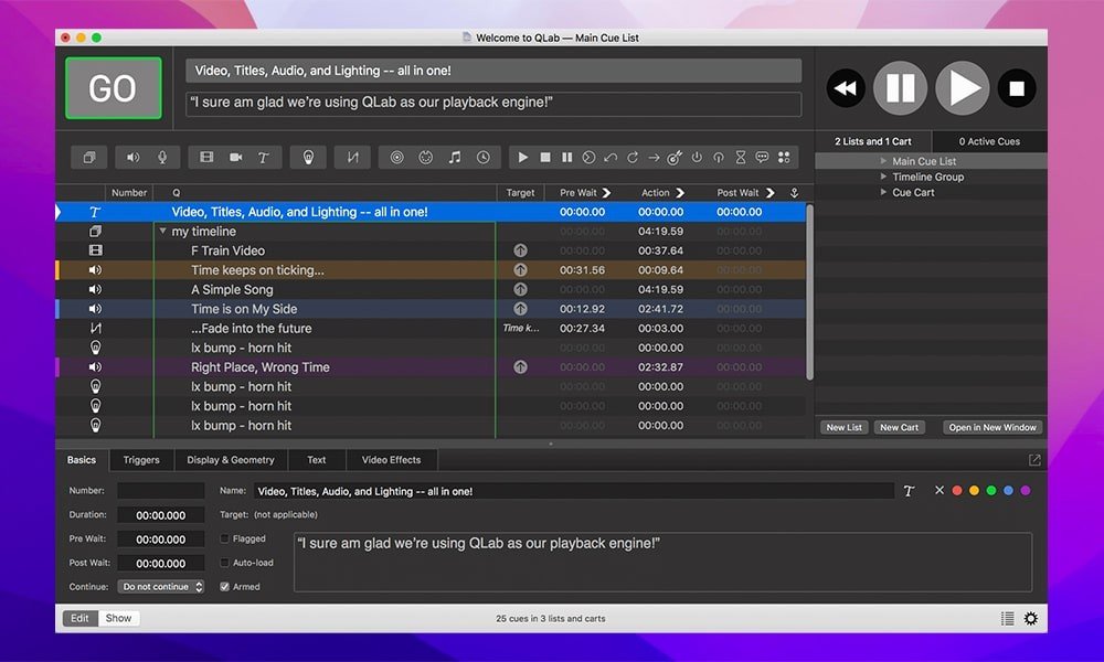 QLab Pro 截图 1