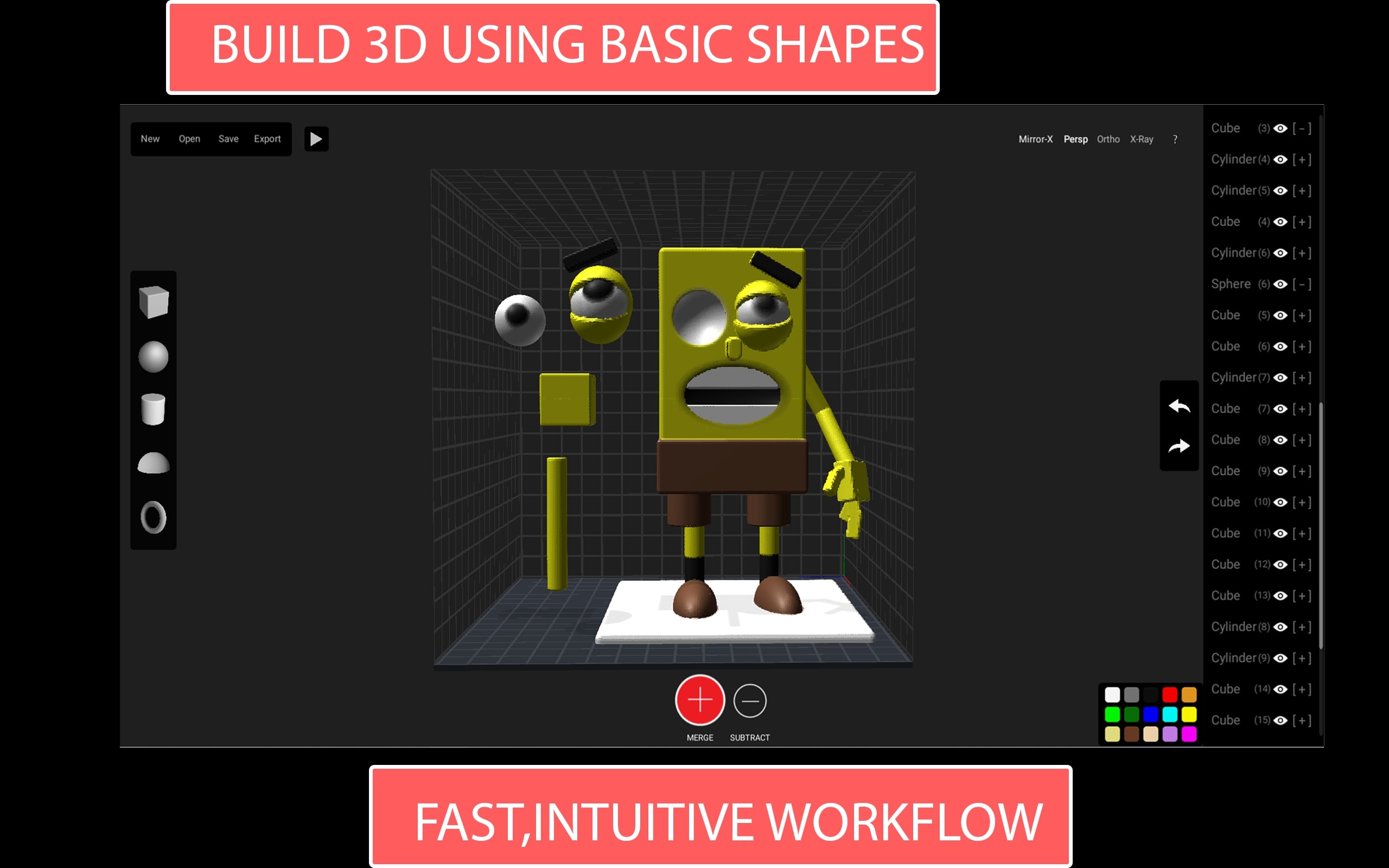 Claydo - Easy 3D Modelling 截图 1