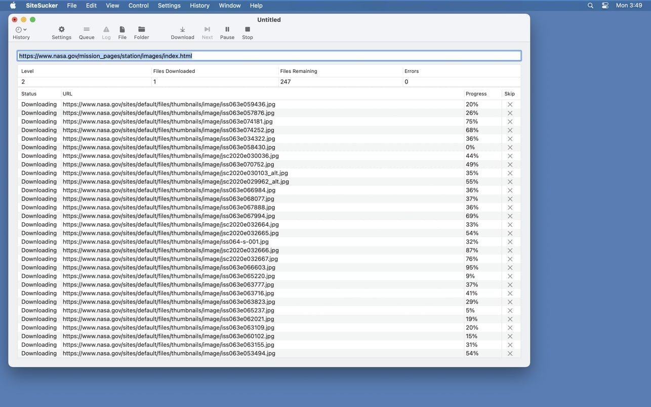 SiteSucker Pro 截图 1