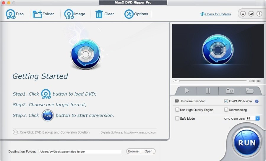 MacX DVD Ripper Pro 截图 1