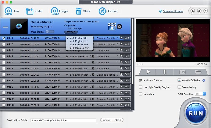 MacX DVD Ripper Pro 截图 2