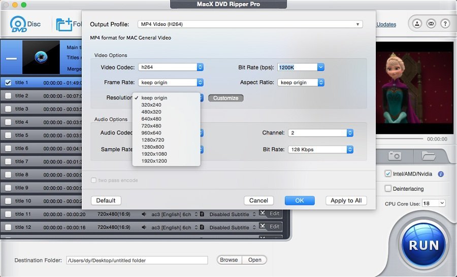 MacX DVD Ripper Pro 截图 3