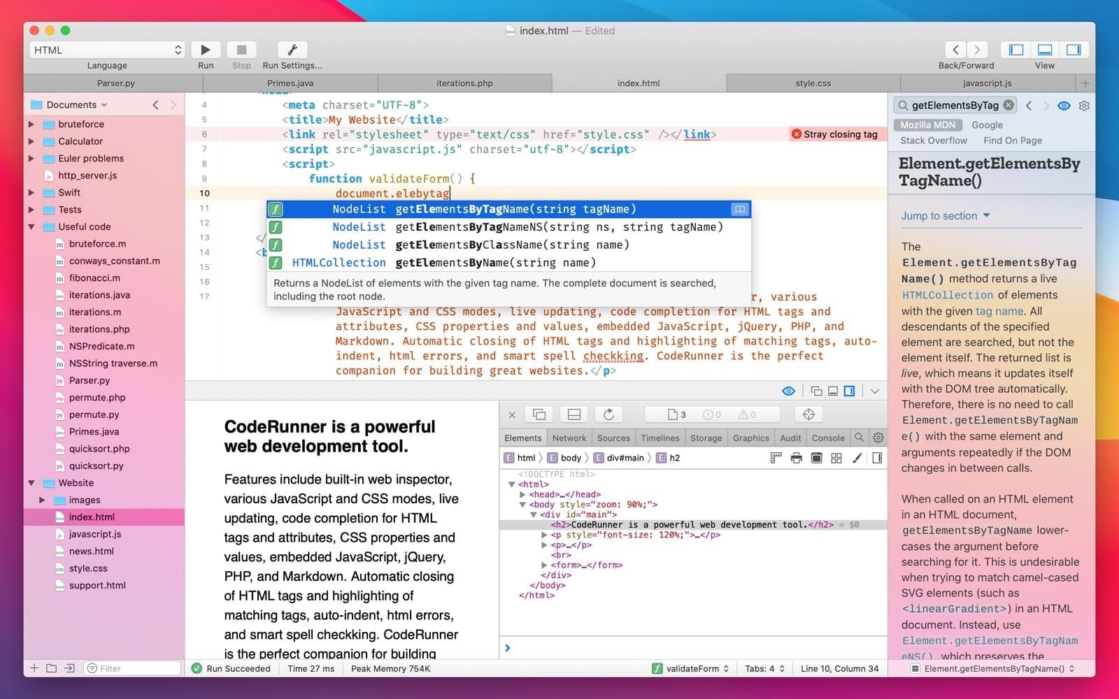 CodeRunner 4 截图 4