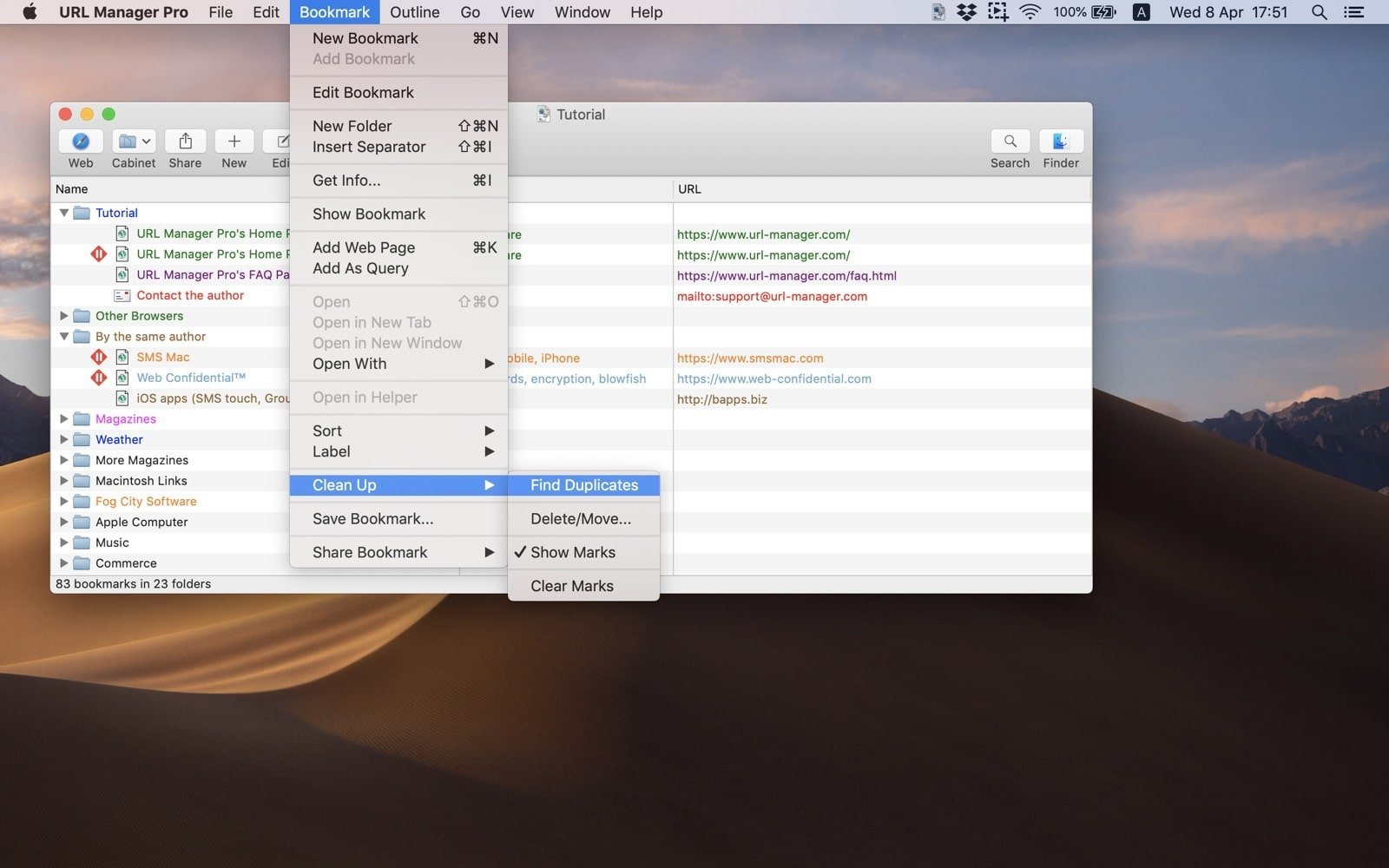 URL Manager Pro 截图 4