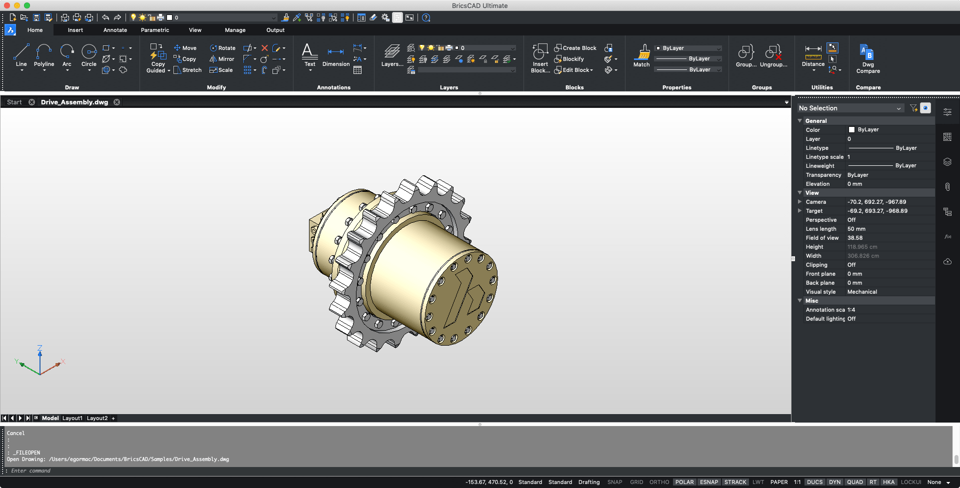 BricsCAD 截图 1