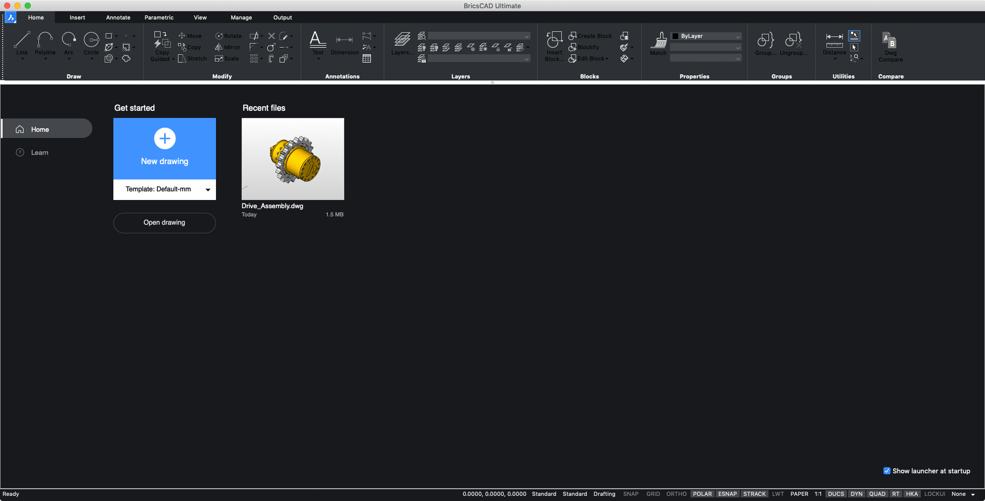 BricsCAD 截图 2