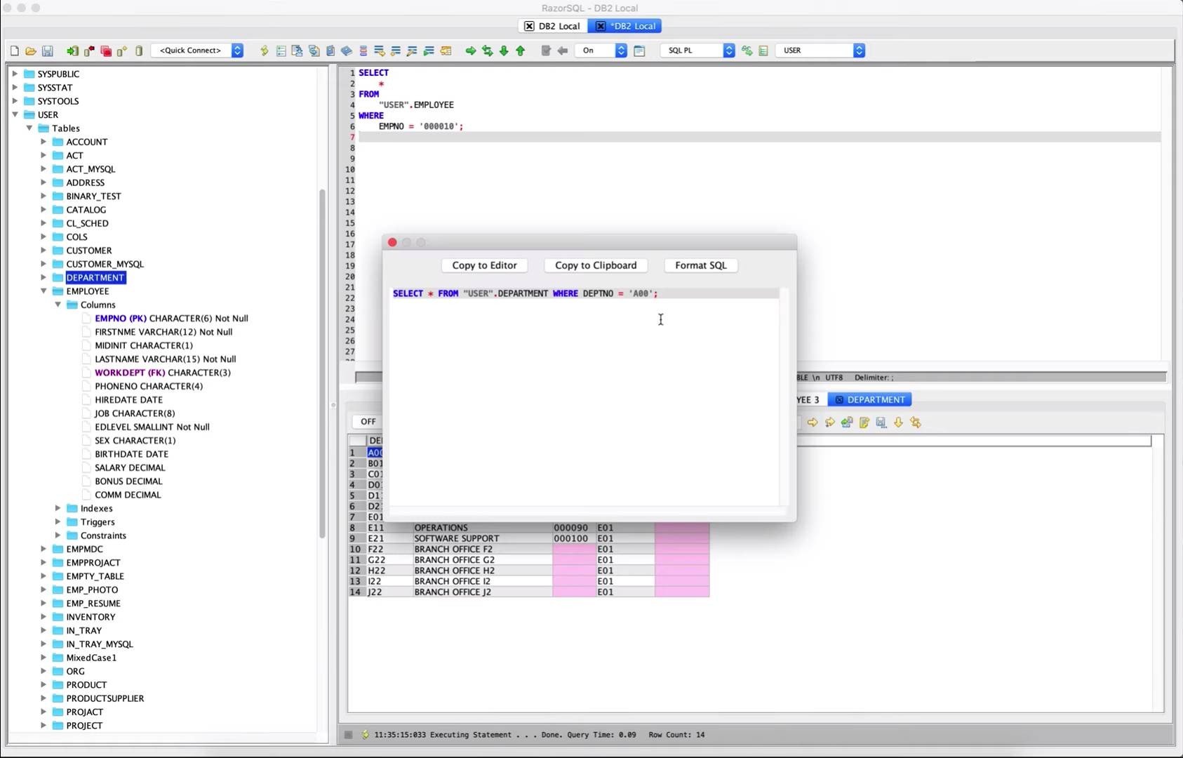 RazorSQL 截图 3