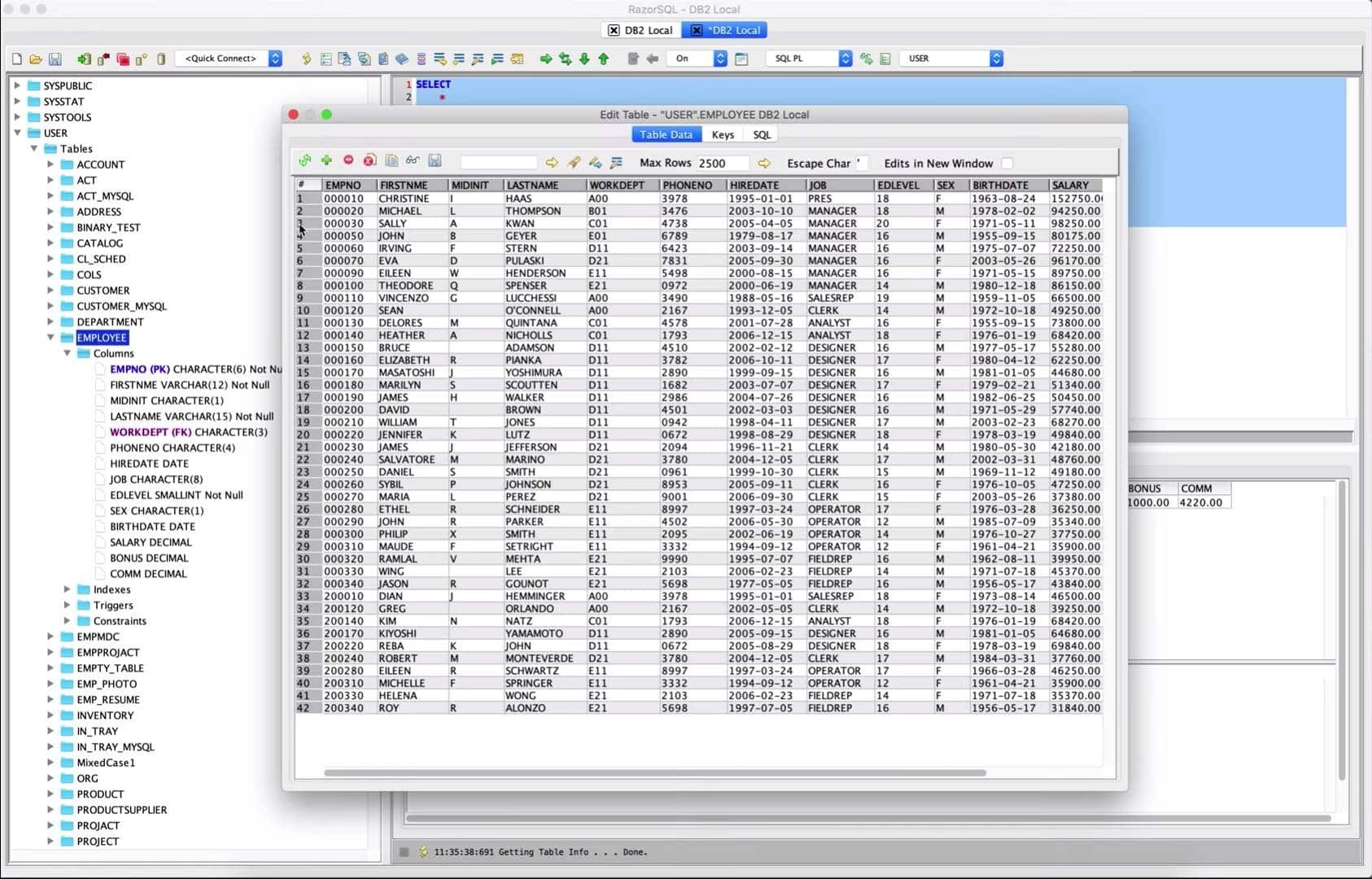 RazorSQL 截图 4