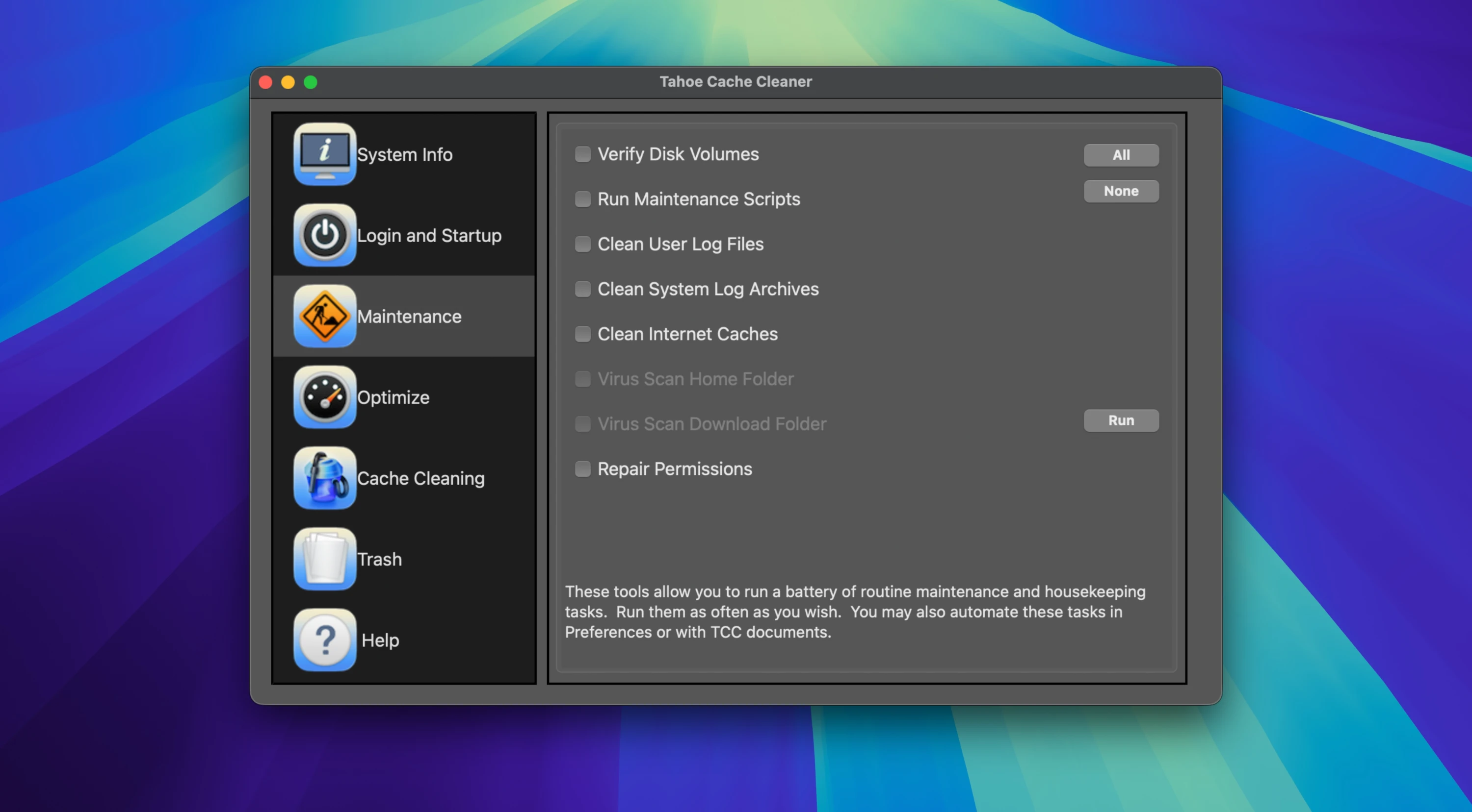 Tahoe Cache Cleaner 截图 3