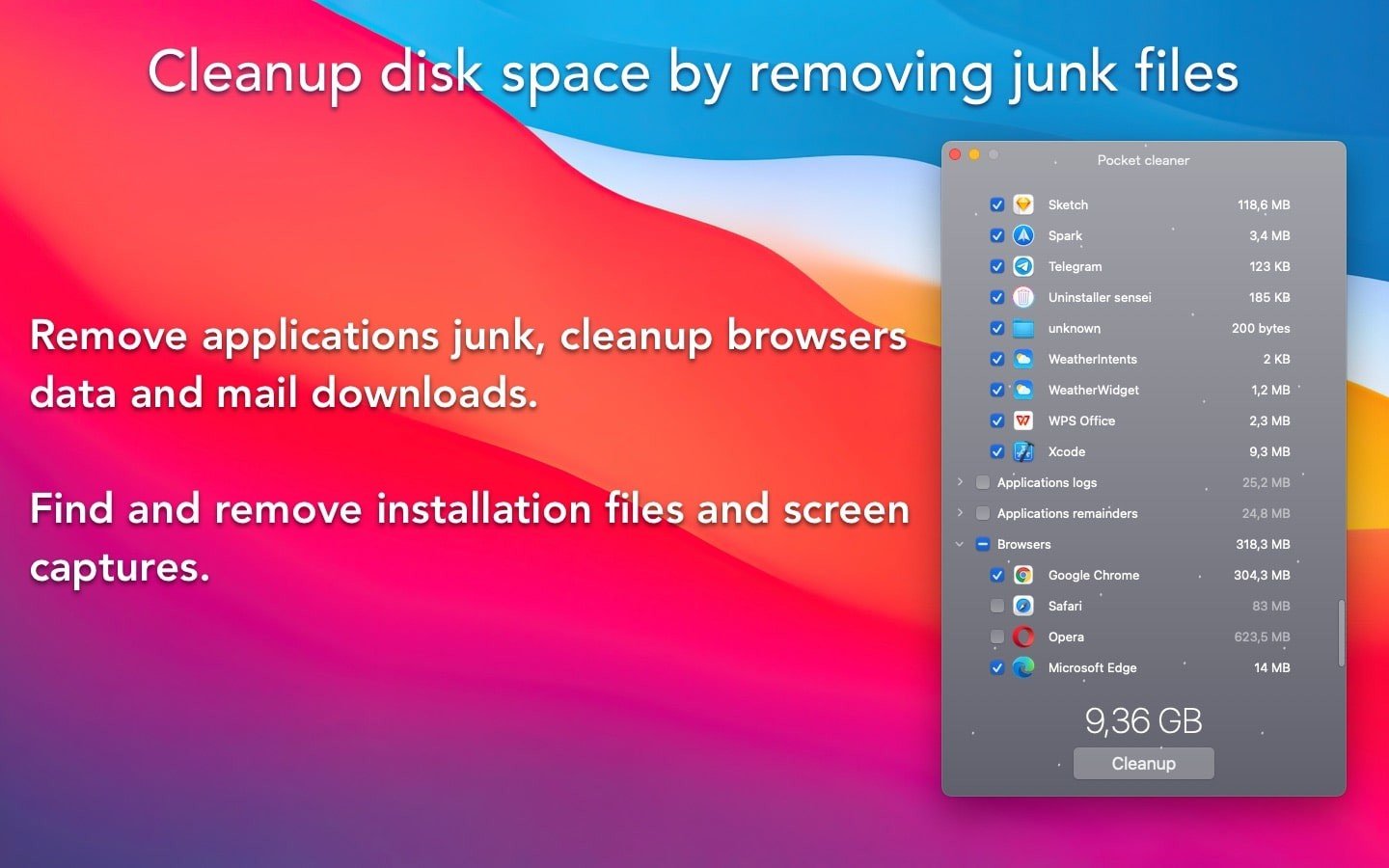 Pocket cleaner Pro 截图 2