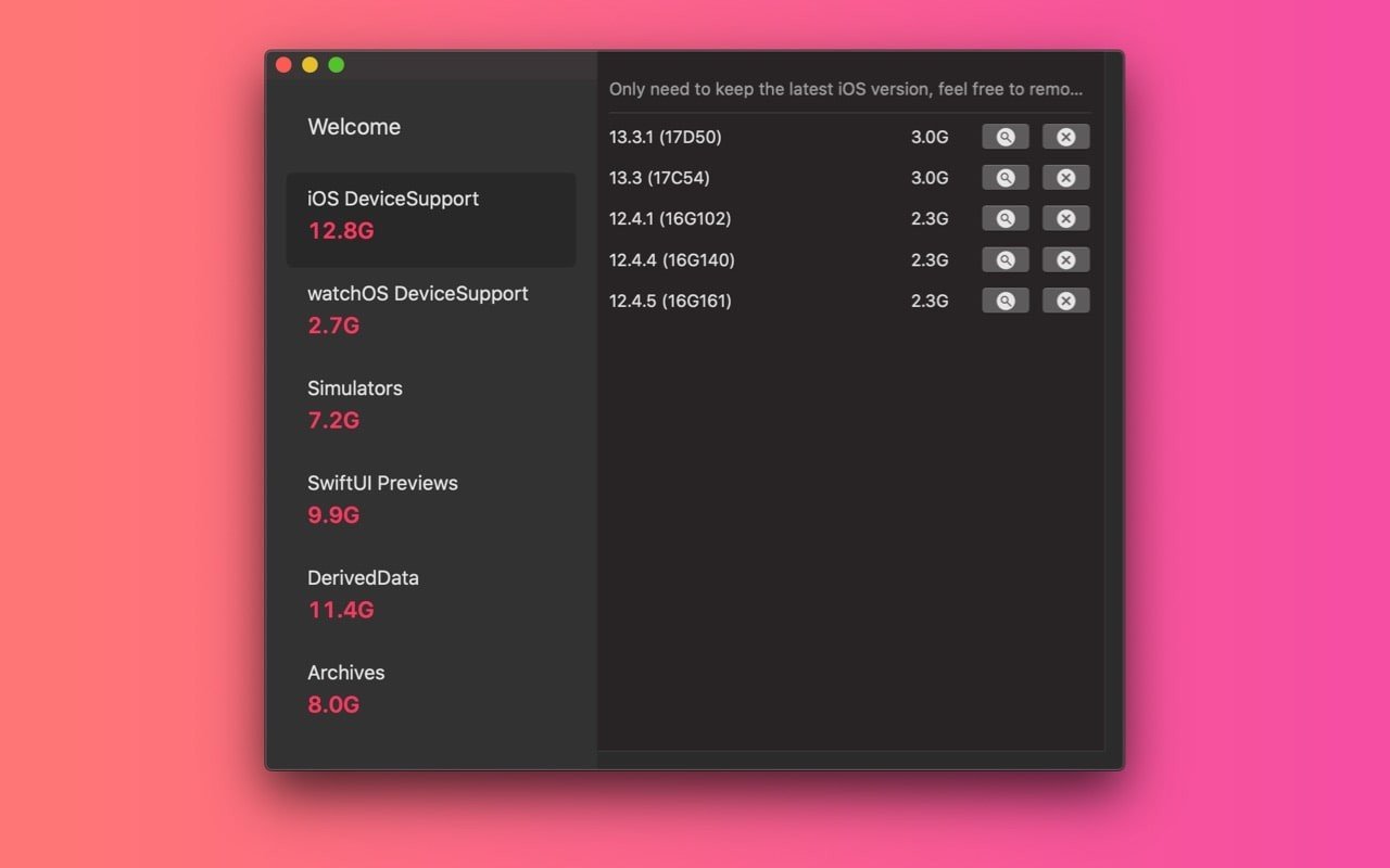 Cleaner for Xcode 截图 3