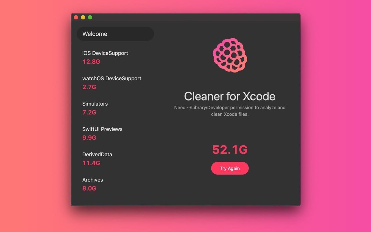 Cleaner for Xcode 截图 4