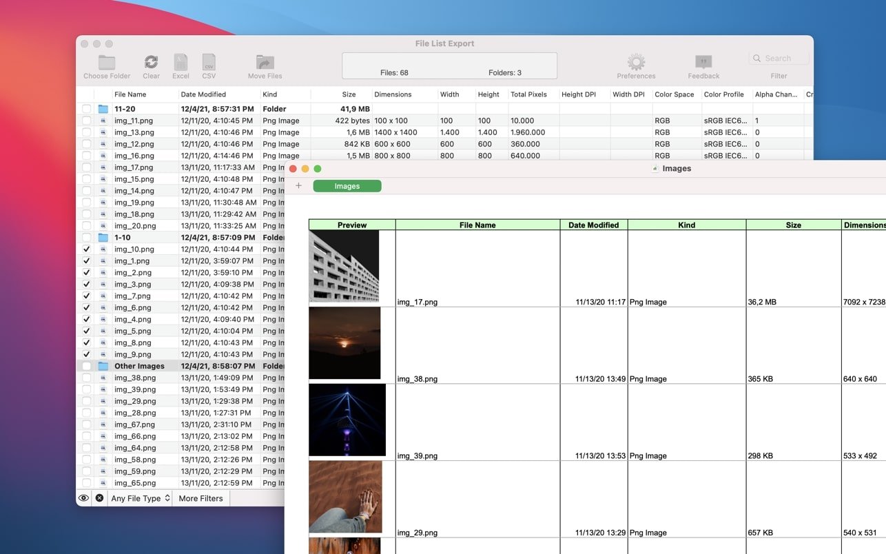 File List Export 截图 4