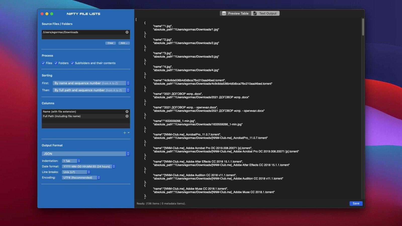Nifty File Lists 截图 4