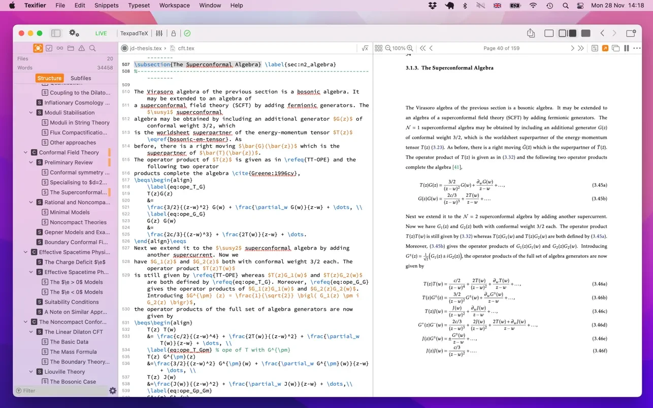 Texifier - LaTeX Editor 截图 1
