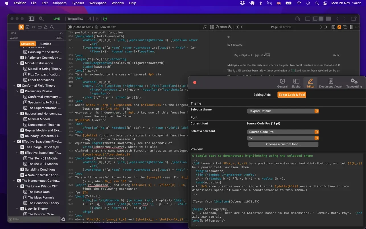 Texifier - LaTeX Editor 截图 3