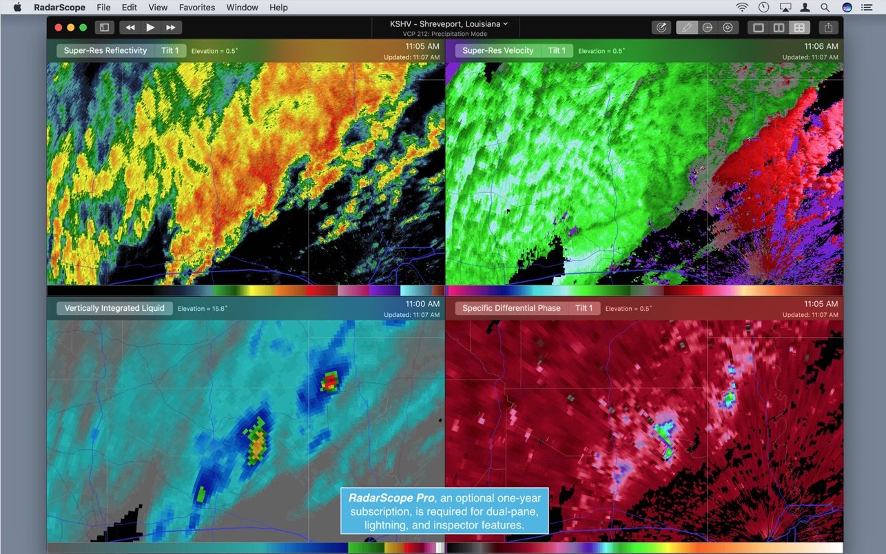 RadarScope 截图 2
