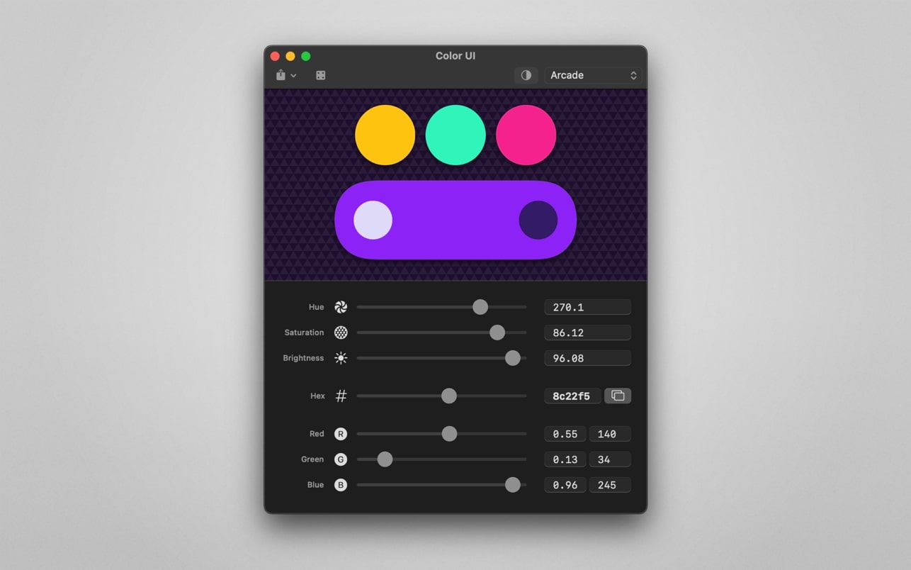 Color UI 截图 1