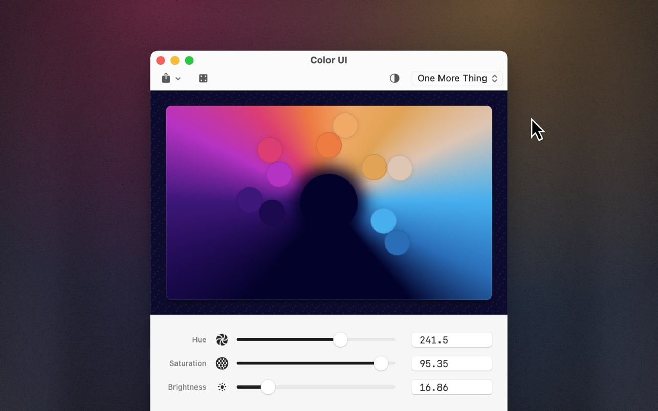 Color UI 截图 2