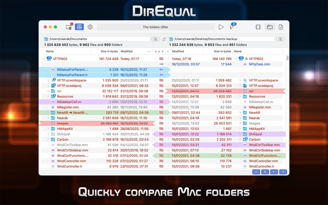 DirEqual 截图 1