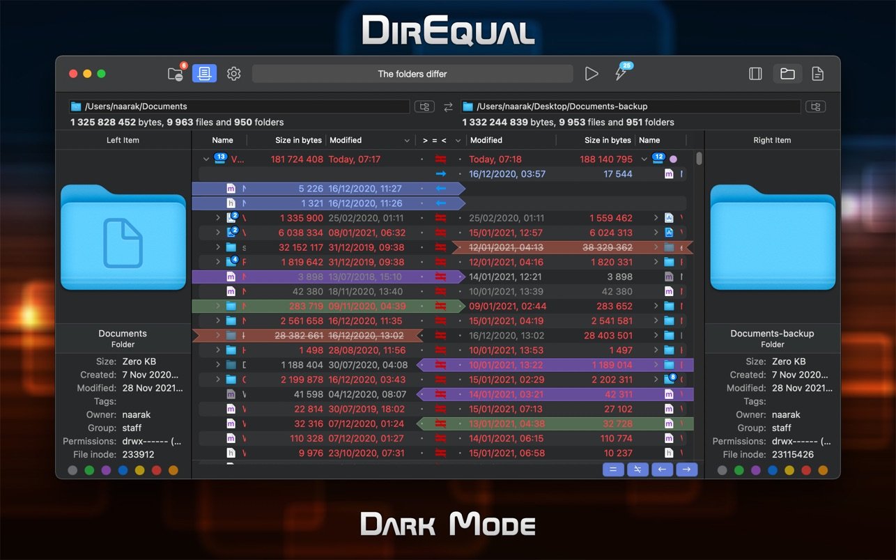 DirEqual 截图 3